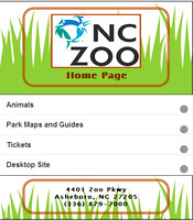 NC Zoo Visitor Mobile App